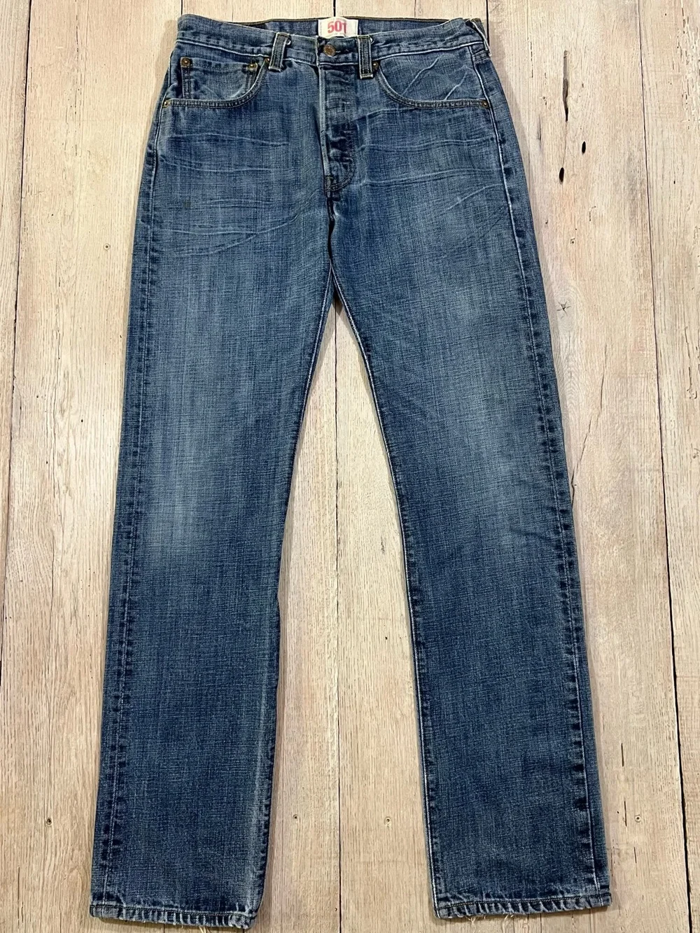 Levi’s 501 XX 2008 Straight Leg Denim Blue Jeans Size 31x34